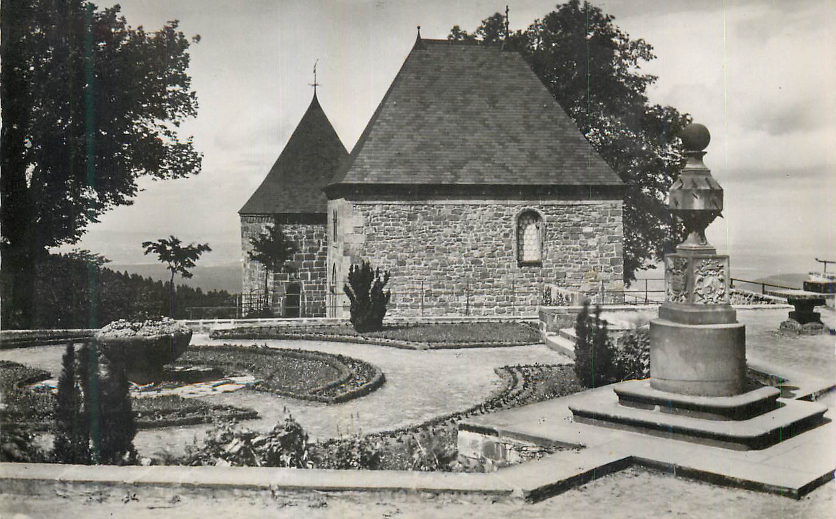 CPM Mont Sainte Odile Chapelle des Anges et Larmes 
