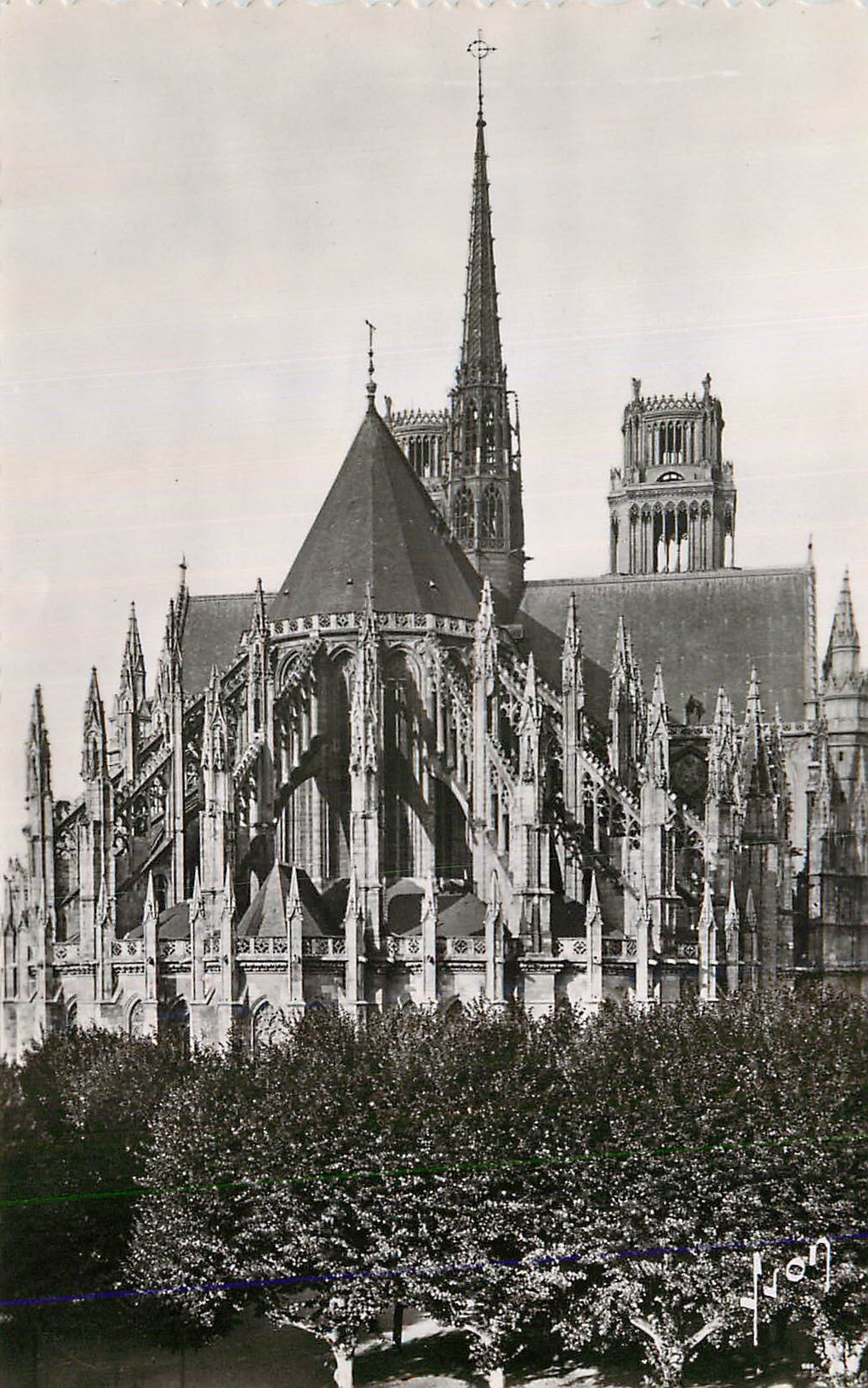 CPM Orleans Loiret Abside de la cathedrale Ste Croix 