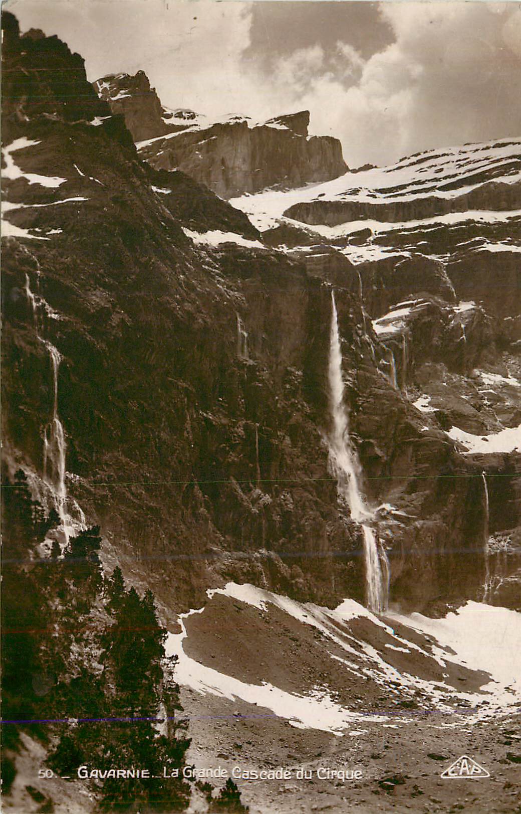 CPM Gavarnie La Grande Cascade du Cirque 