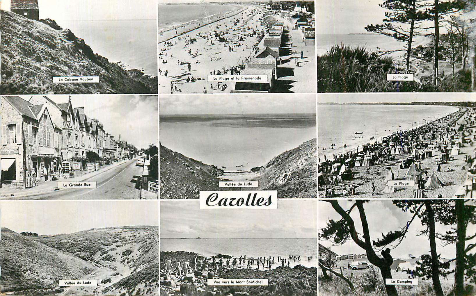 Cazolles — Vue panoramique avec les principaux sites — Éditeur non visible