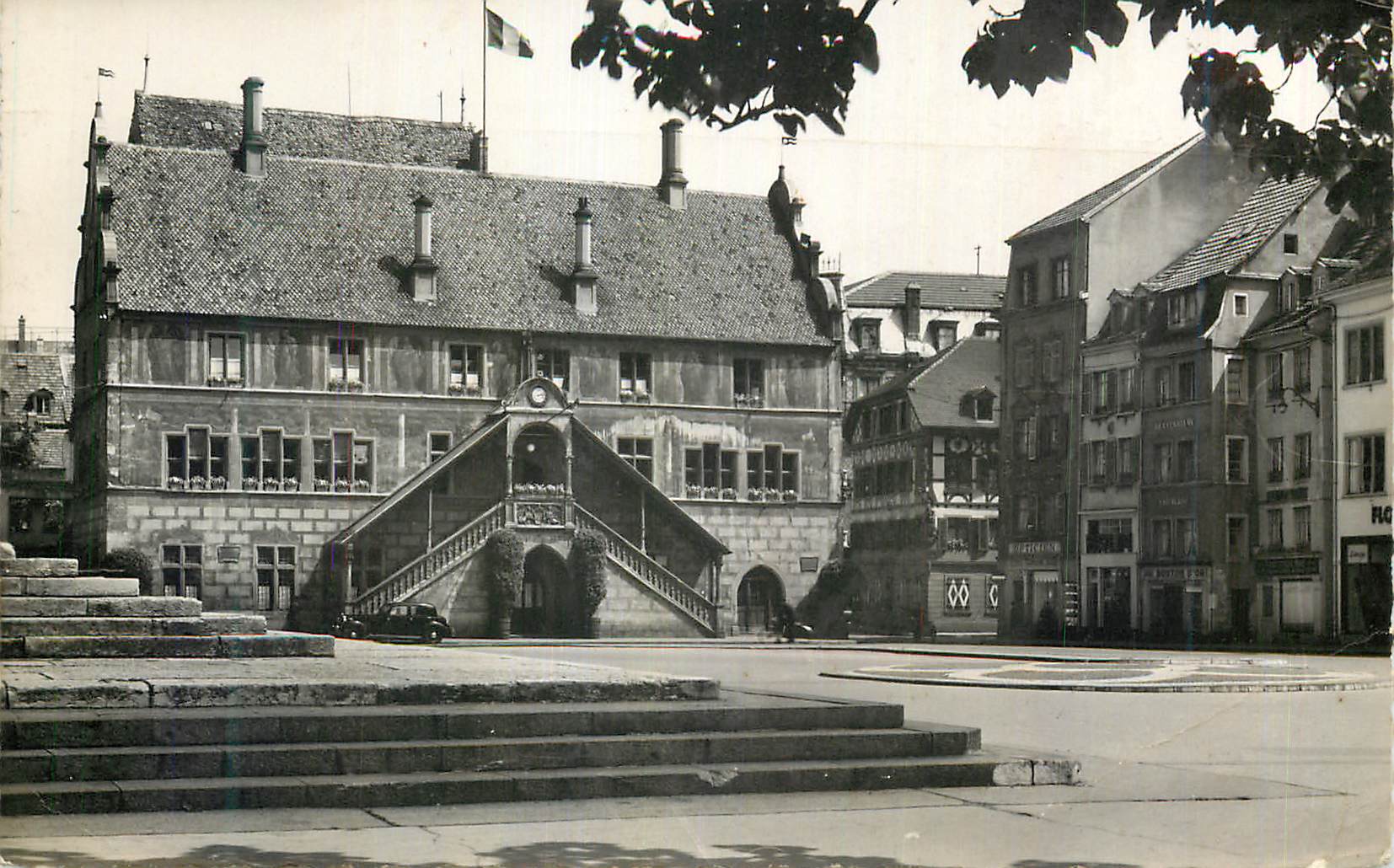 CPM Mulhouse Place de la Reunion L Hotel de Ville 