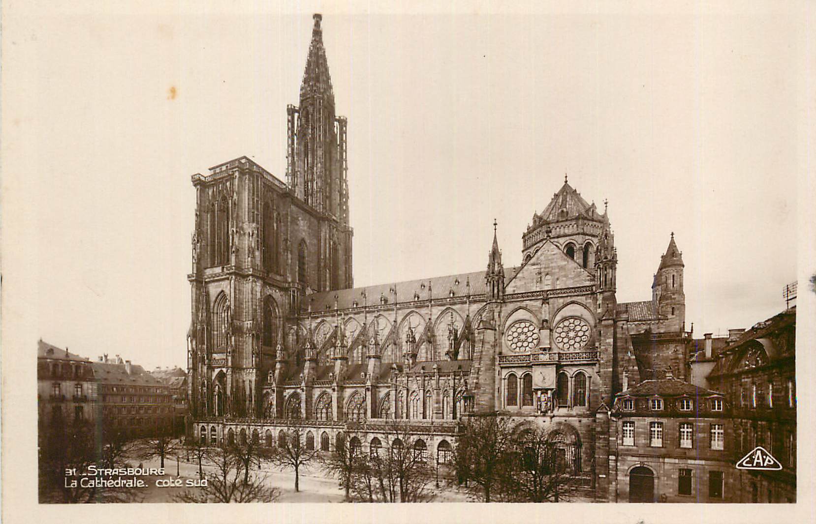 Strasbourg — La Cathédrale, côté sud — éditeur CAP
