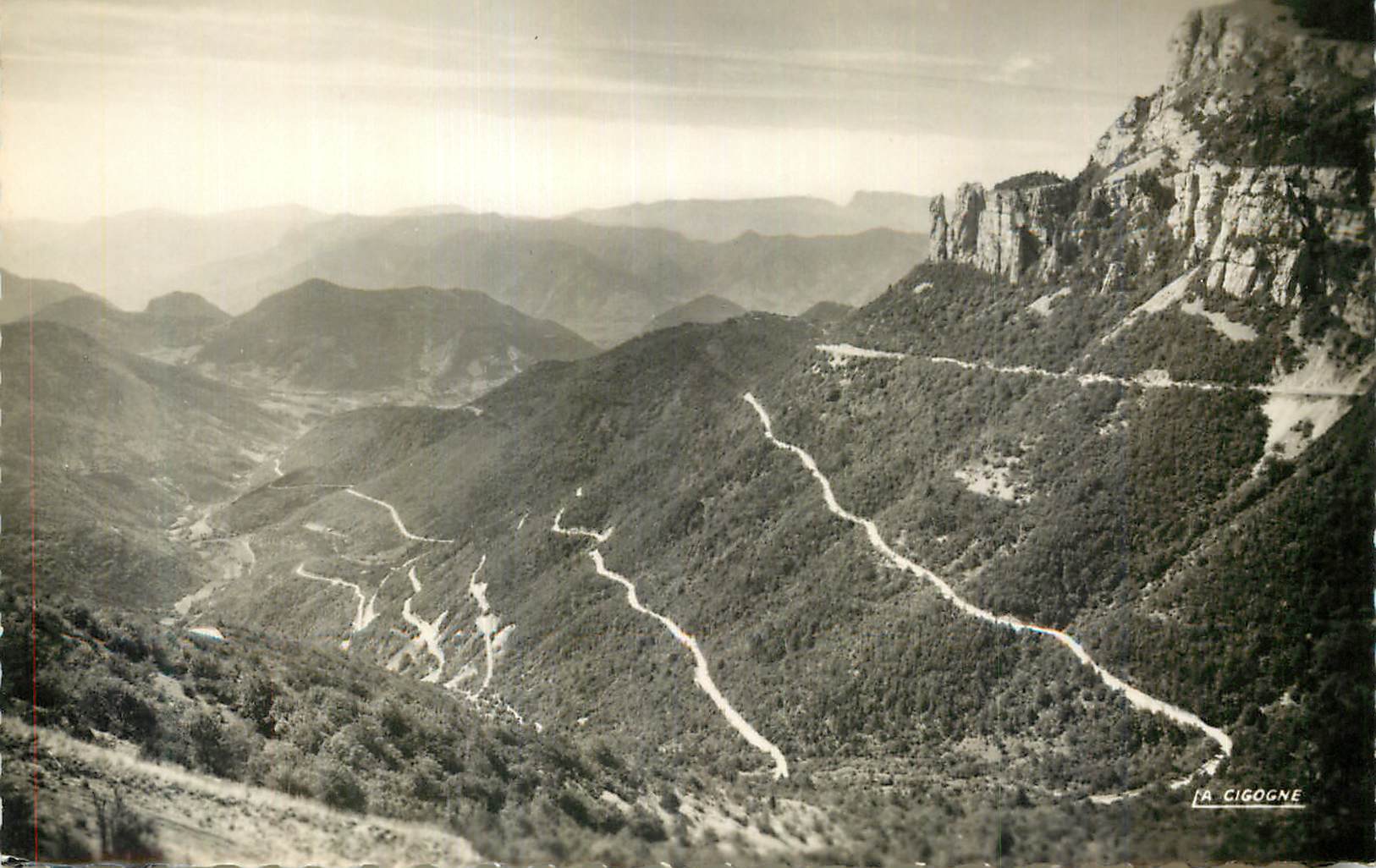 CPM Die Drome Lacets Col du Rousset Versant Diois 