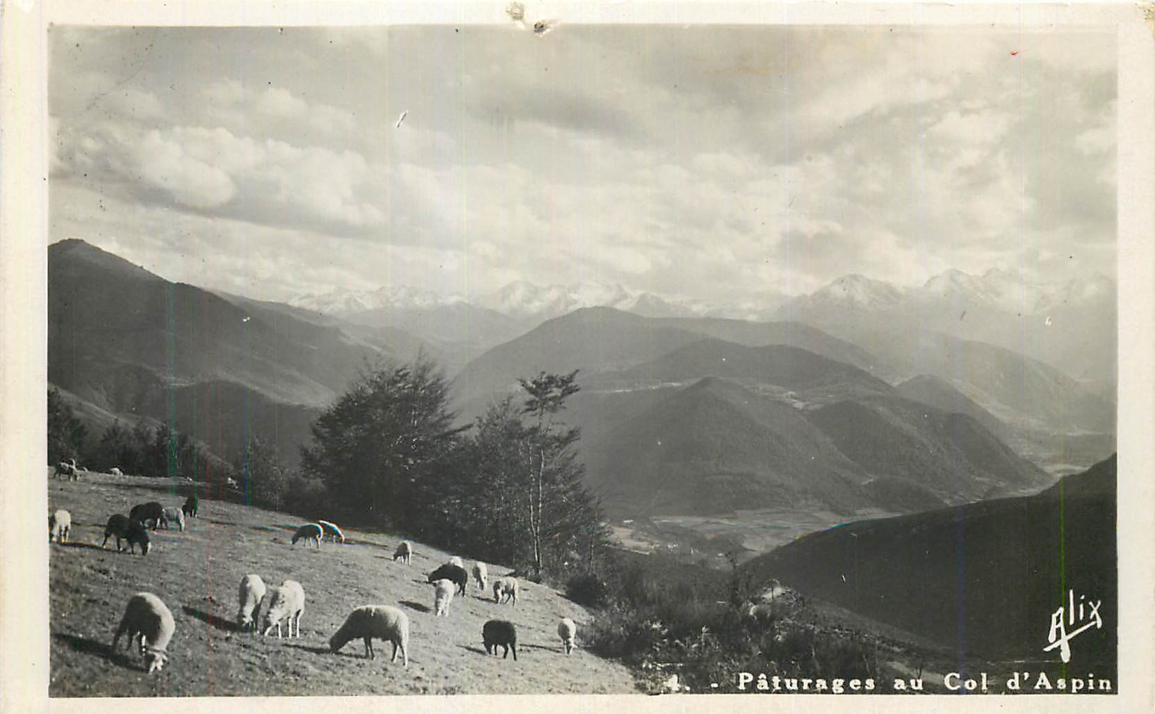 Pâturages au Col d'Aspin — 4. — éditeur Alix