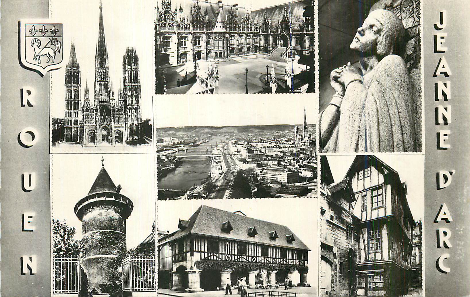 CPM Rouen Seine Maritime Divers aspects ed la ville musee 