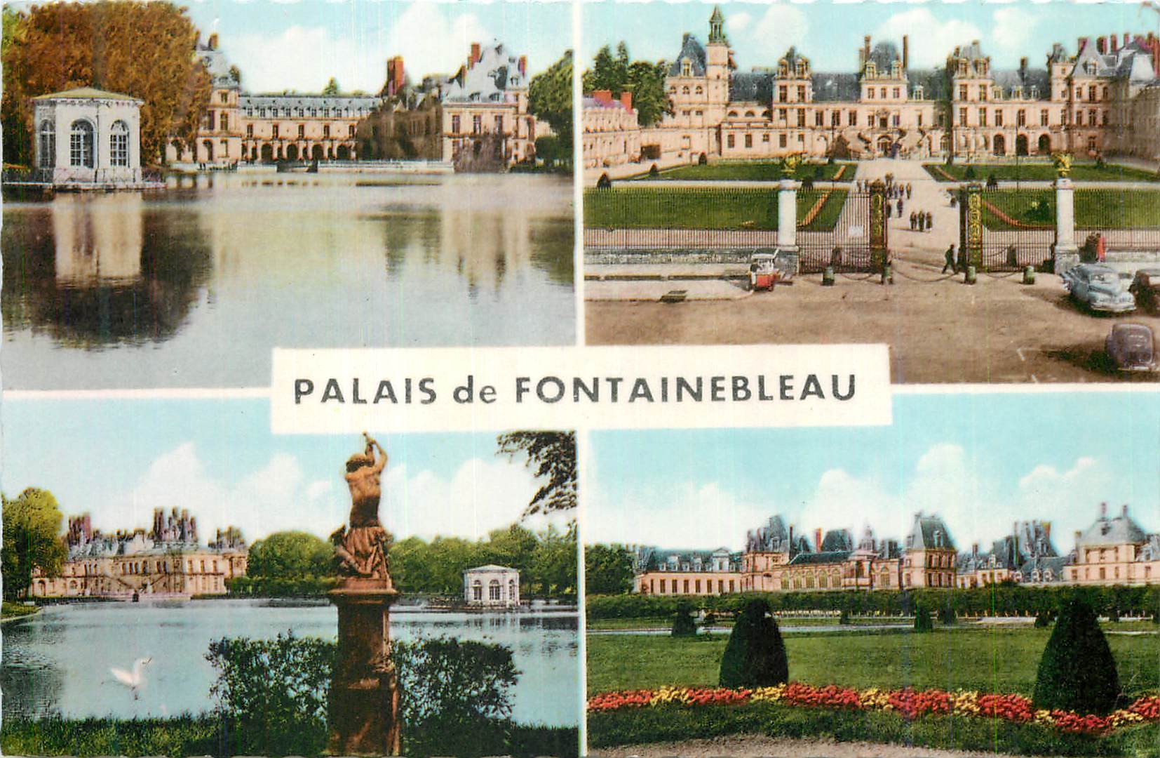 Palais de Fontainebleau — vue panoramique — éditeur non visible