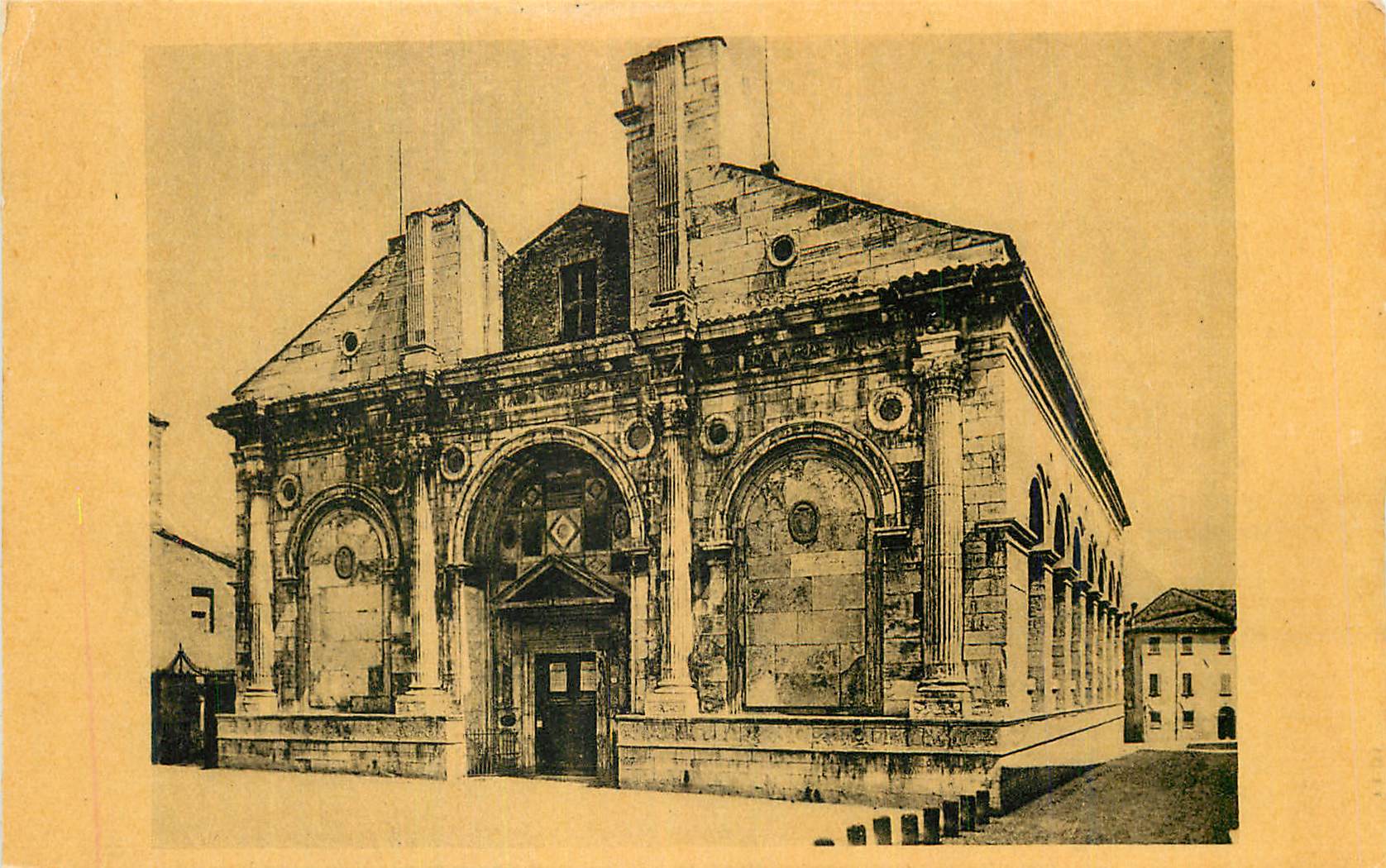 CPM Alberti Leon Battista Eglise San Francesco ou Temple des Malatesta Rimini 