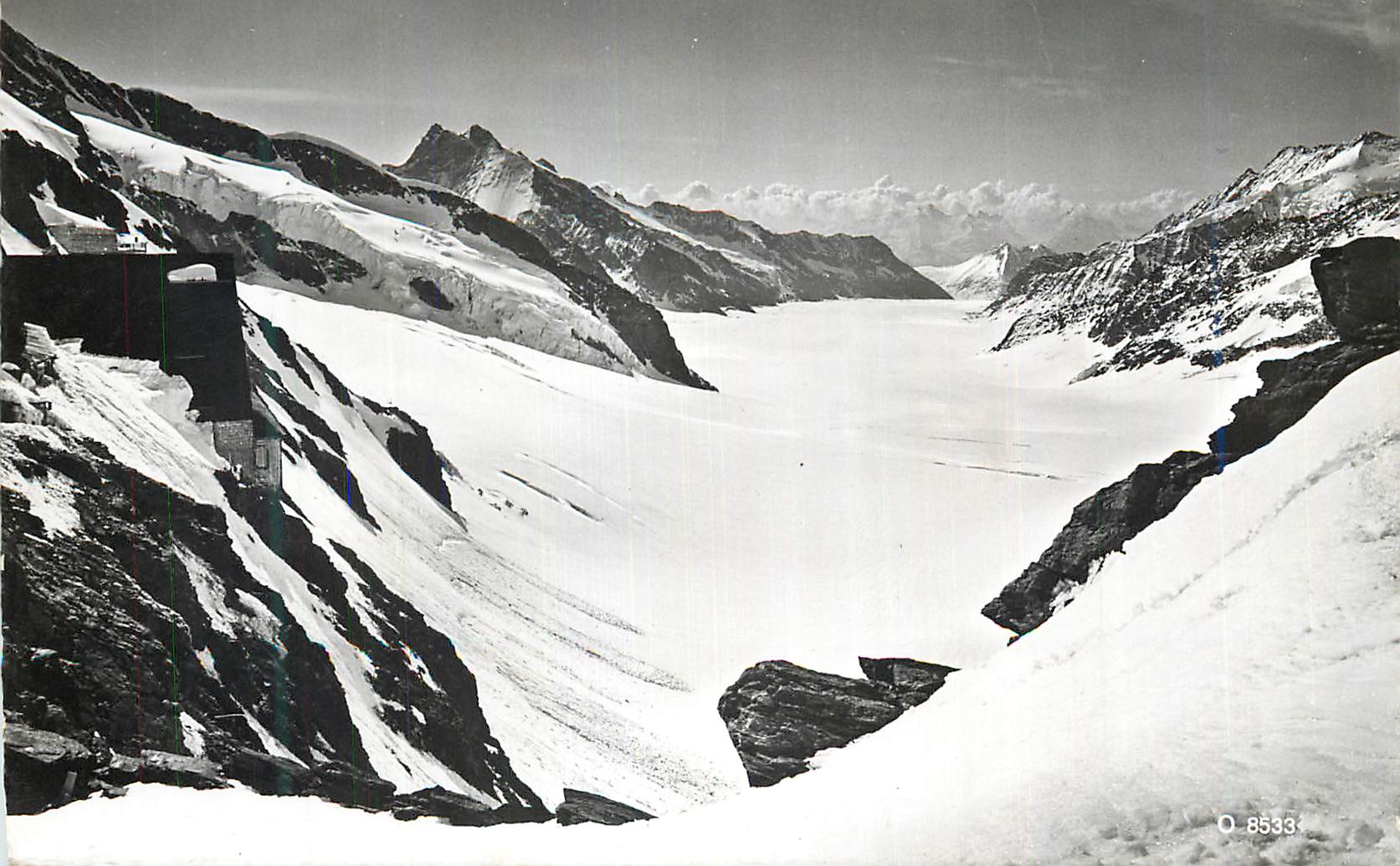 CPM Jungfraujoch Berghaus Jungfraufirn u Aletschgletscher 