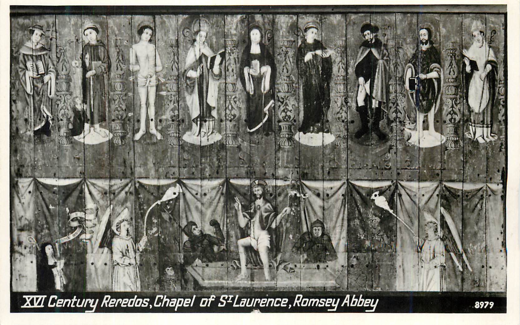 CPM XVI Century Reredos Chapel of St Laurence Romsey Abbey 