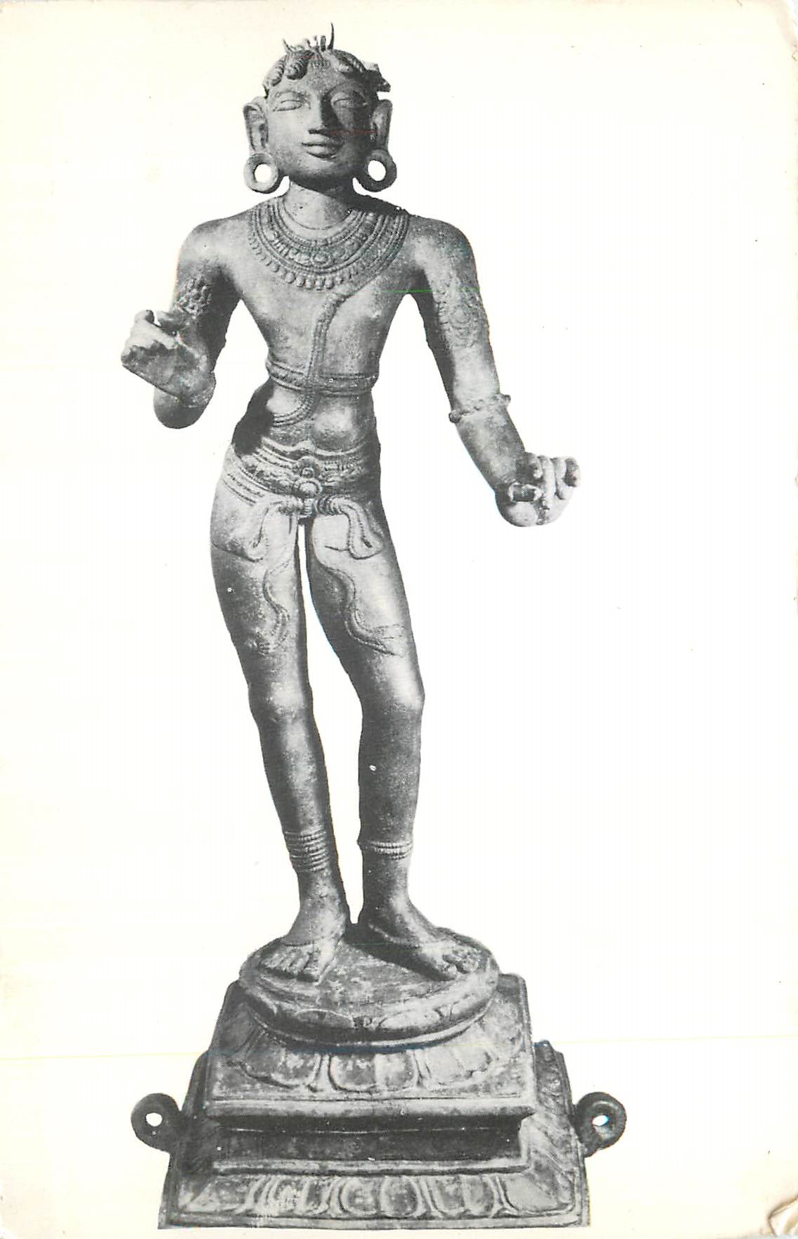 CPM Bronze Statue of Sundara Murthi Swami The Colombo National Museum Sri Lanka Ceylon 