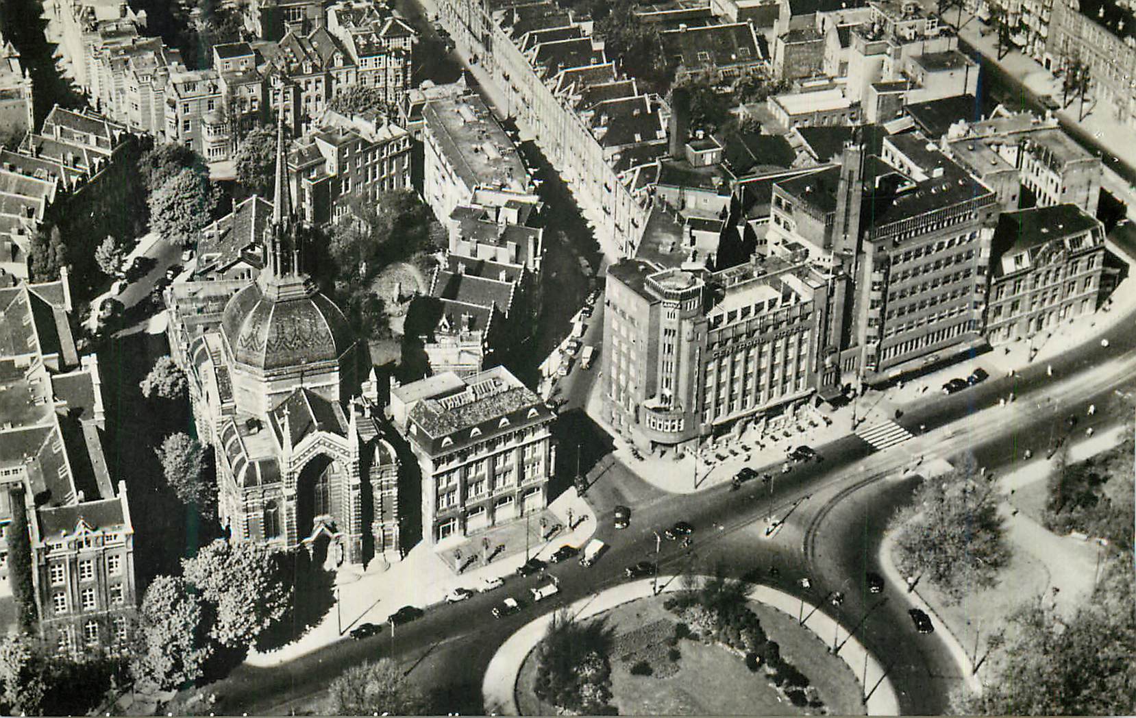 CPM Amsterdam Leidsebosje avec eglise a coupole 