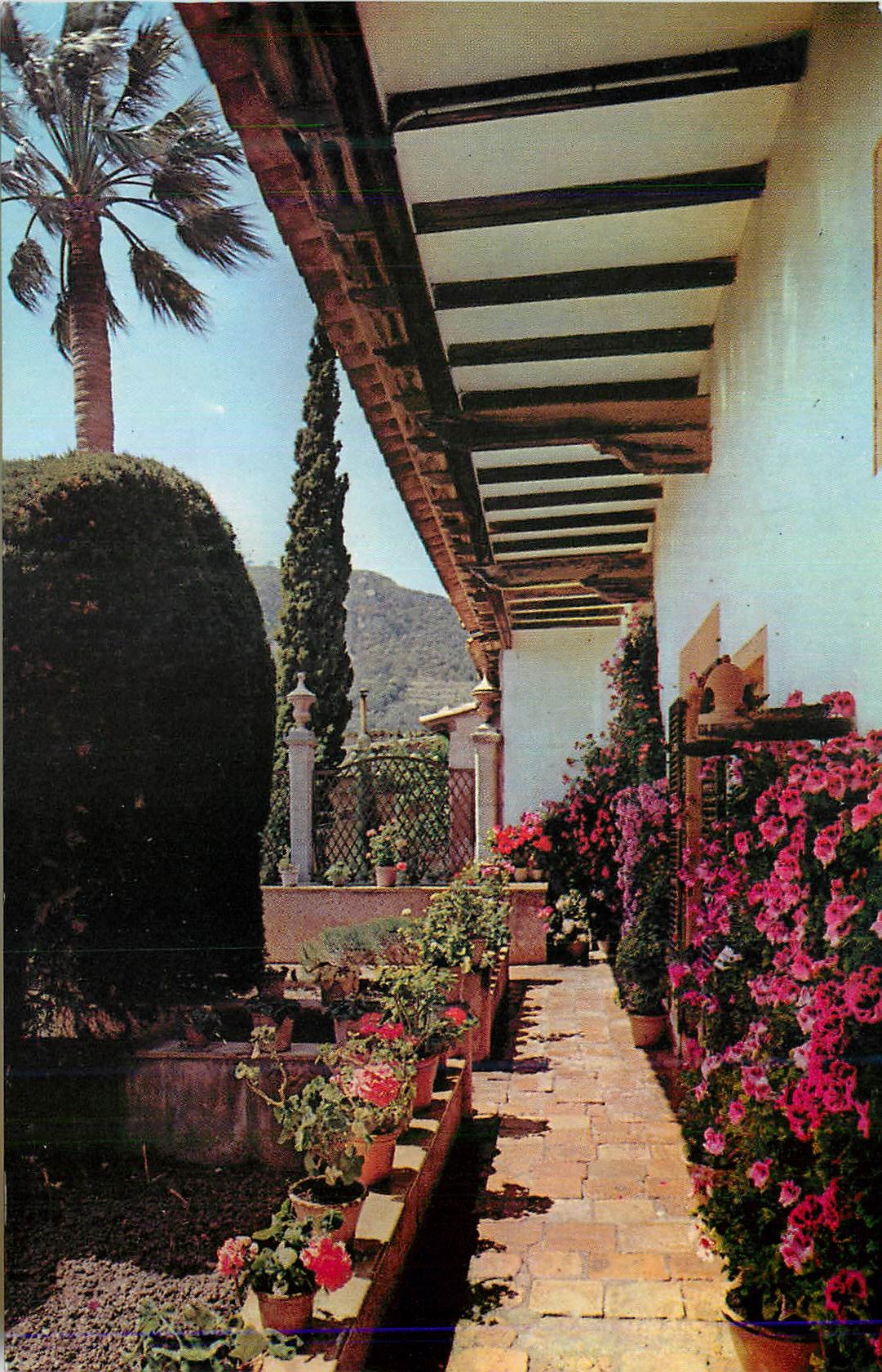 CPM Mallorca Baleares spana Valldemosa Jardin de la Celda de Chopin 
