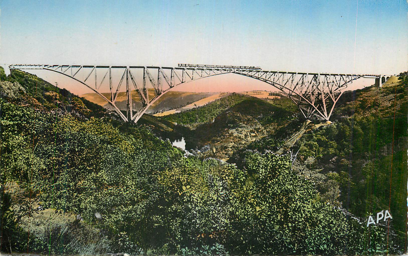 CPM Viaduc du Viaur Tarn Ligne d Albi a Rodez 