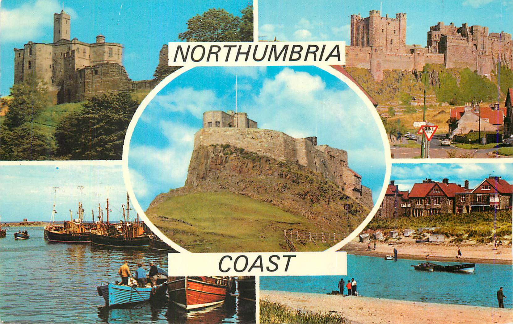 CPM Northumbria Coast Waworth Castle The Castle Bamburgh Lindisfarne Castle Holy Island 