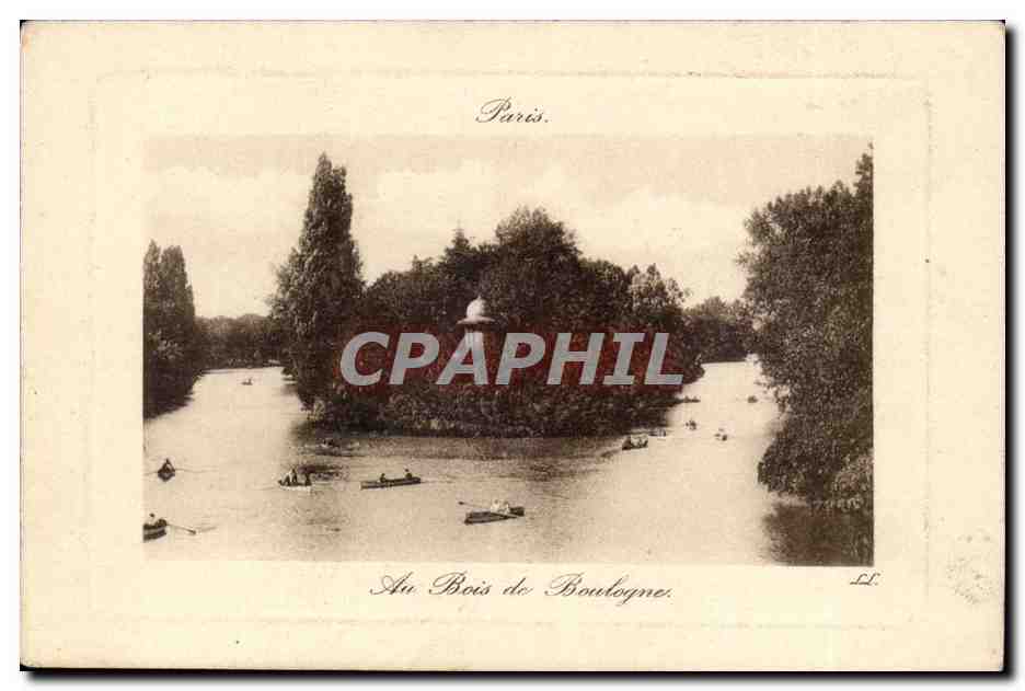 Paris CPA Au bois de Boulogne