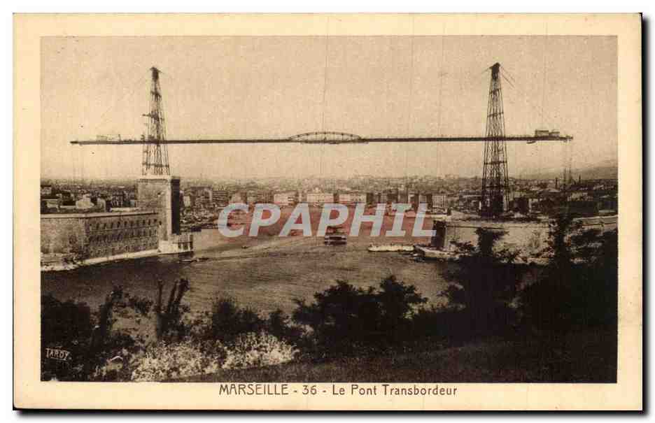 Marseille CPA Le pont transbordeur