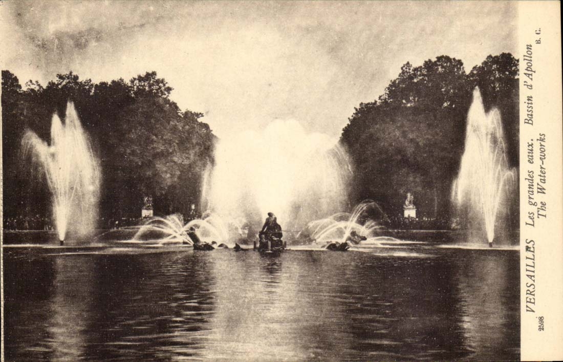 Versailles CPA Les grandes eaux Bassin d'Apollon 