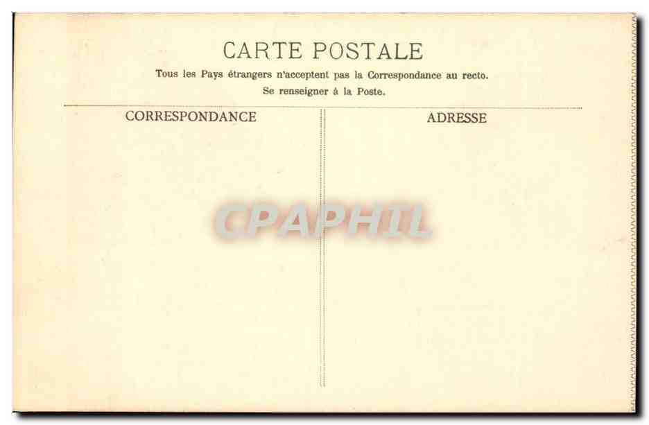 Versailles — Bassin de Latone et le Tapis vert — u.c. n° 2574 — Verso