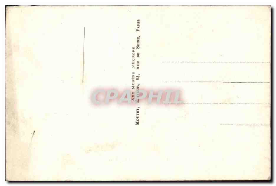 CPA Siege d'une ville (Babylone antiquite) — Verso