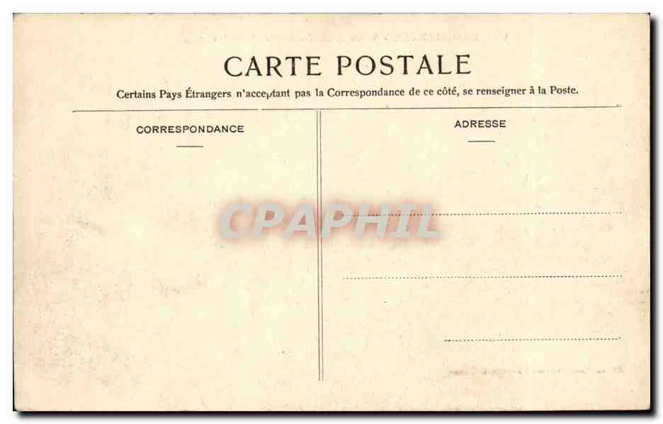 Rochetaillee CPA Vallee du gouffre d'enfer (decembre 1904) — Rückseite
