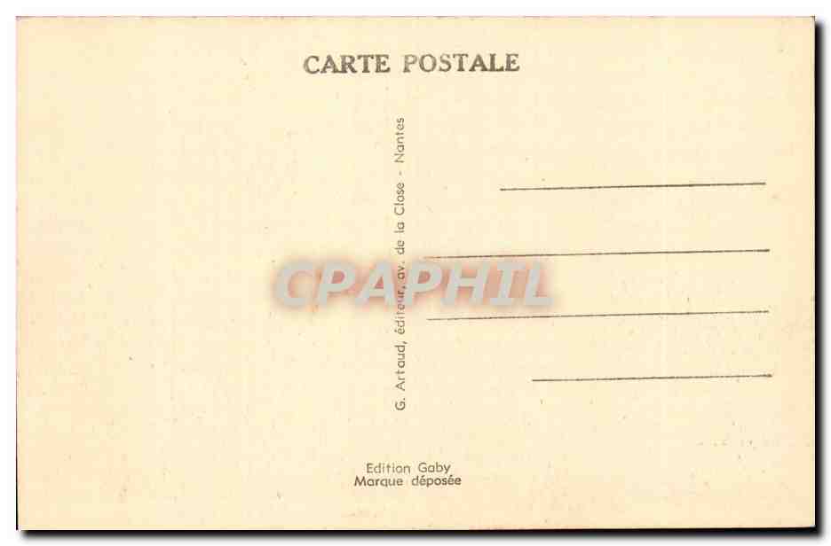 Saint Pol de Leon CPA Greve de Sainte anne — Rückseite