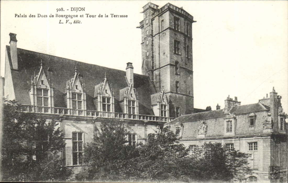 Dijon CPA Palais des duc de Bourgogne et tour de la terrasse