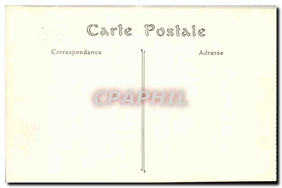 Caen CPA Vue prise du vieux St Etienne — Verso