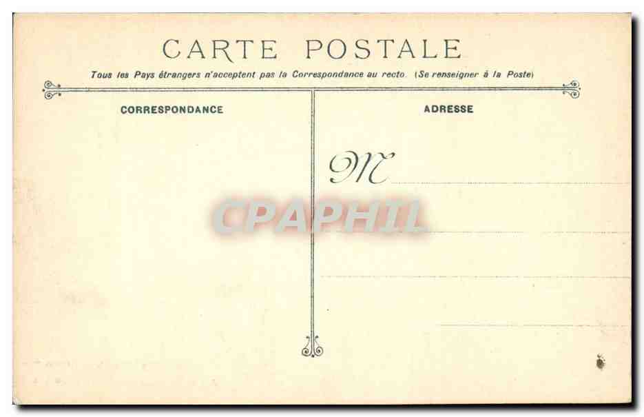 Toulon CPA Cap BRun Anse de Mejean a travers les pins — Verso
