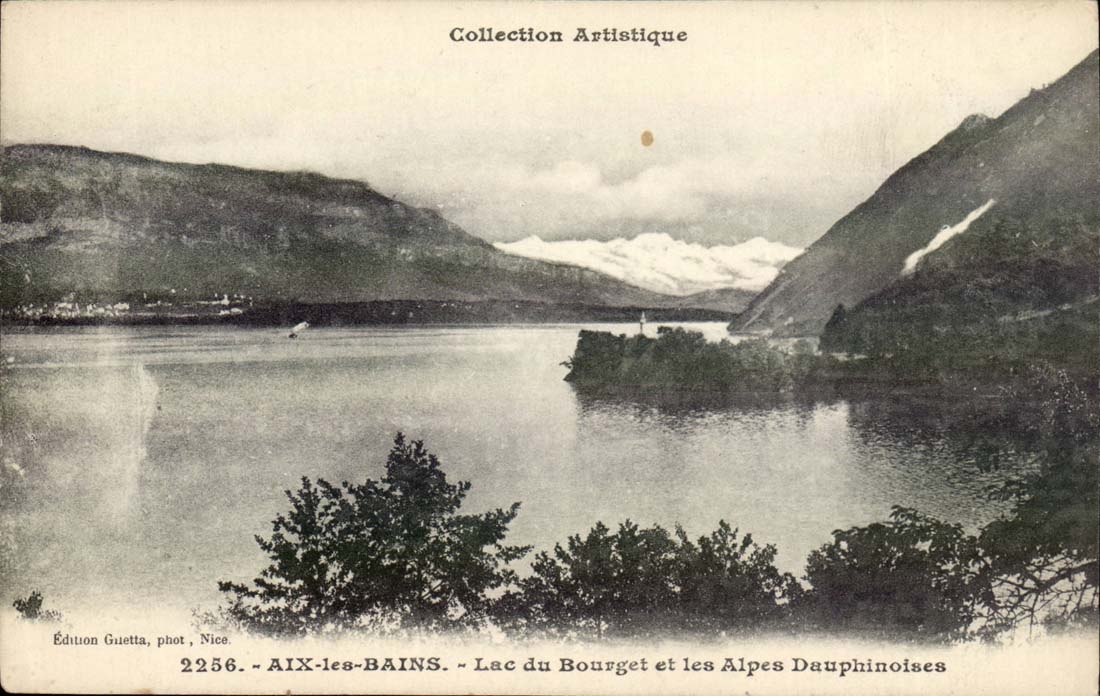 Aix les Bains CPA lac du Bourget et les Alpes dauphinoises
