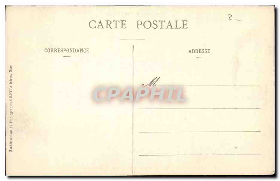 Aix les Bains CPA lac du Bourget et les Alpes dauphinoises — Verso