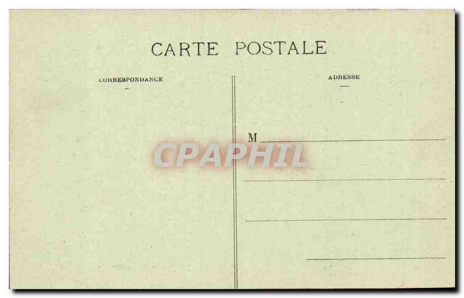 Rennes CPA palais de justice La premiere chambre civile — Rückseite