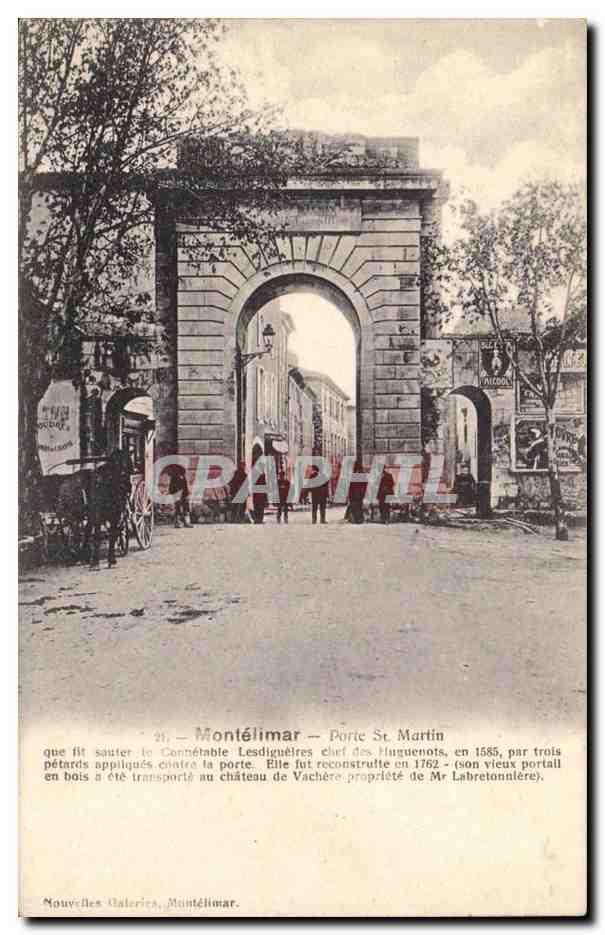Montélimar — Porte Saint-Martin — Nouvelles Galeries, Montélimar