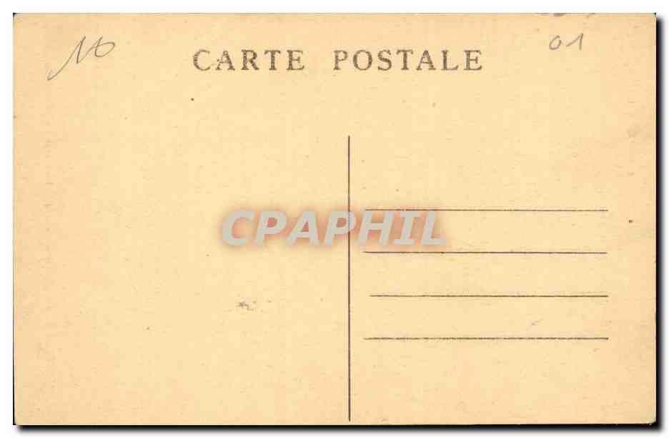 Perouges CPA Rue des rondes Grenier a sel (16eme) — Rückseite