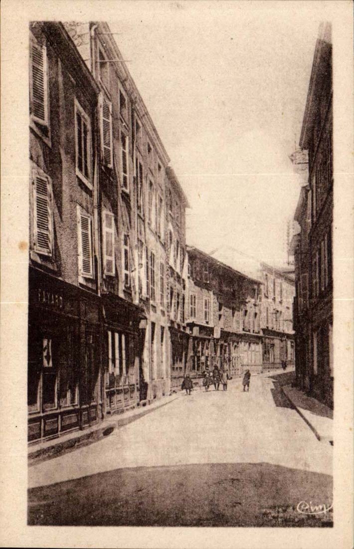 Panissieres CPA Rue de la Republique Bas