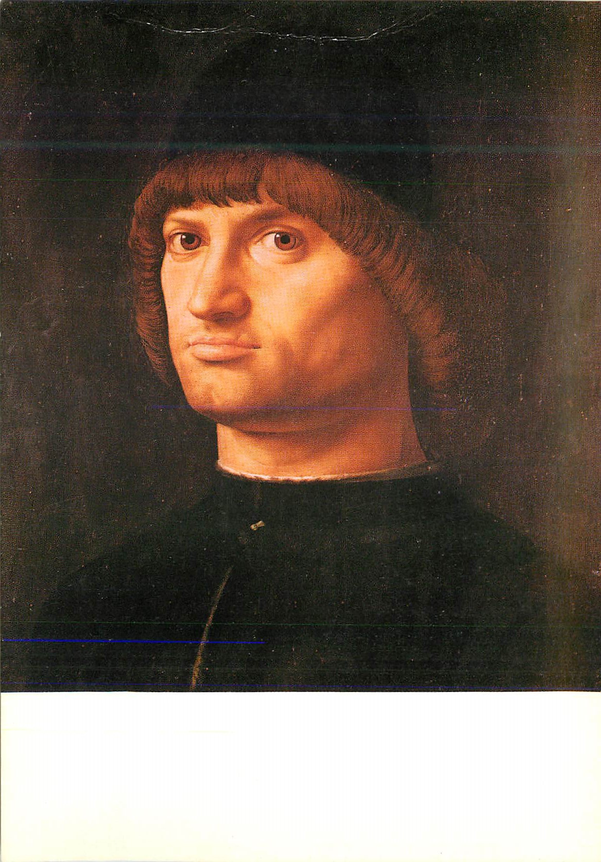 CPM Paris musee du louvre antonio de messine le condottiere
