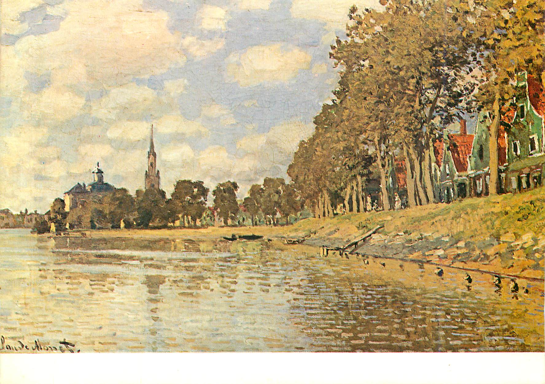 CPM Claude monet (1840 1926) zaandam 1871