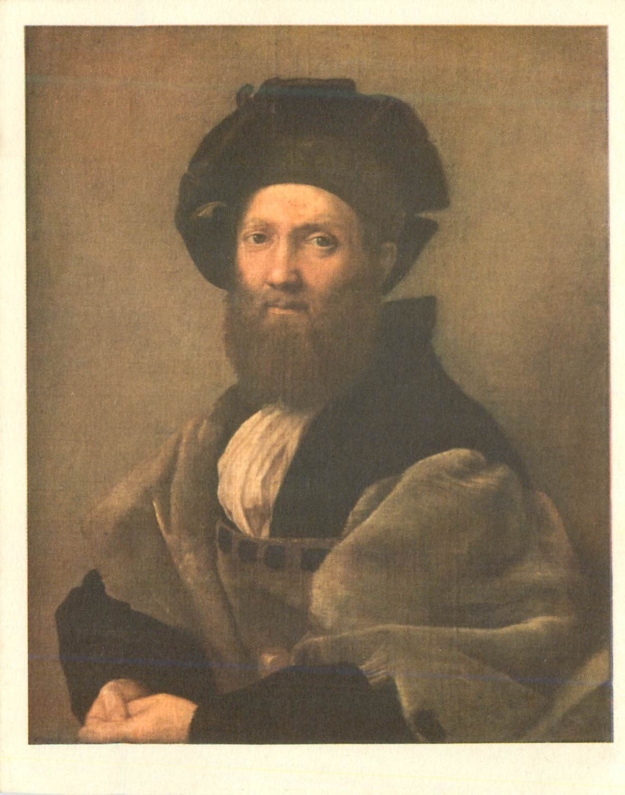 CPM Peinture italienne xv et xvi siecle raphael sanzio (1483 1520) le portrait de balthazar castiglione