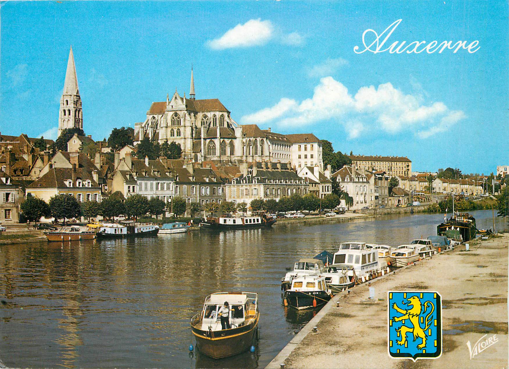 CPM Auxerre les merveilles de l yonne Bateaux
