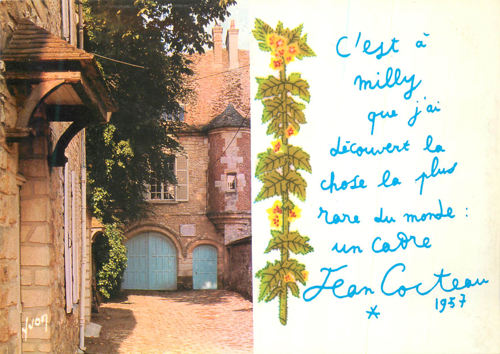 CPM Milly la foret (essonne) la maison de jean cocteau