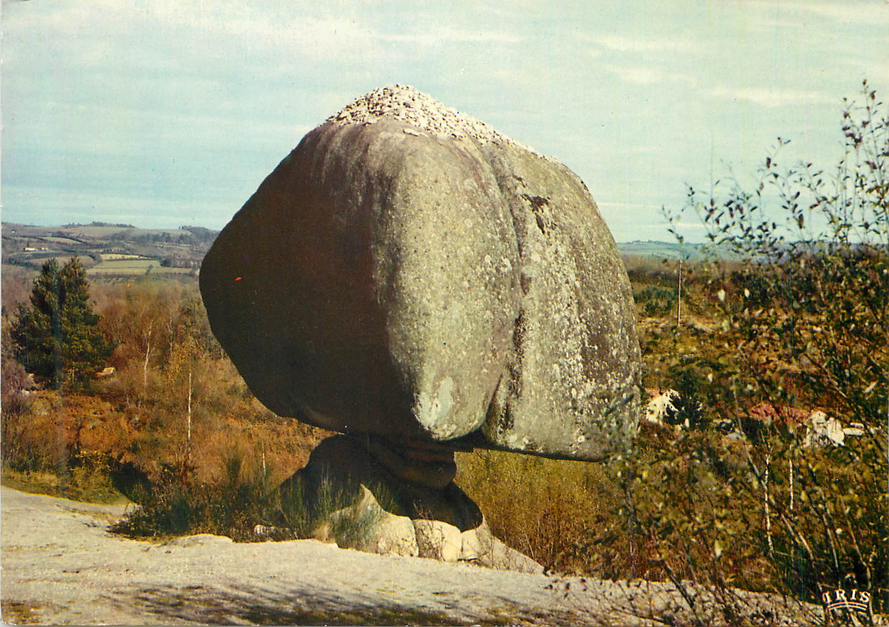 CPM Le sidobre (tarn) pays de rochers tremblants et des pierres curieuses la peyro clabado (780 tonnes)