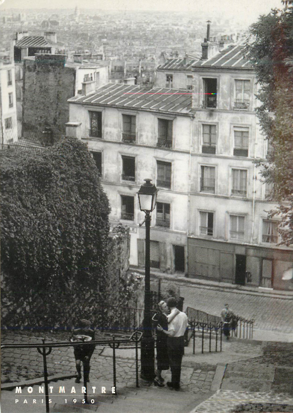 Montmartre — vue panoramique — Paris 1950