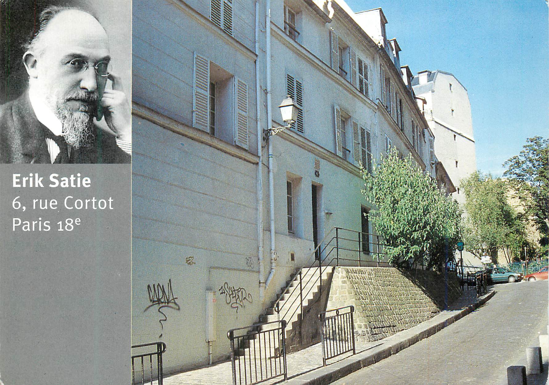Erik Satie — 6, rue Cortot, Paris 18e