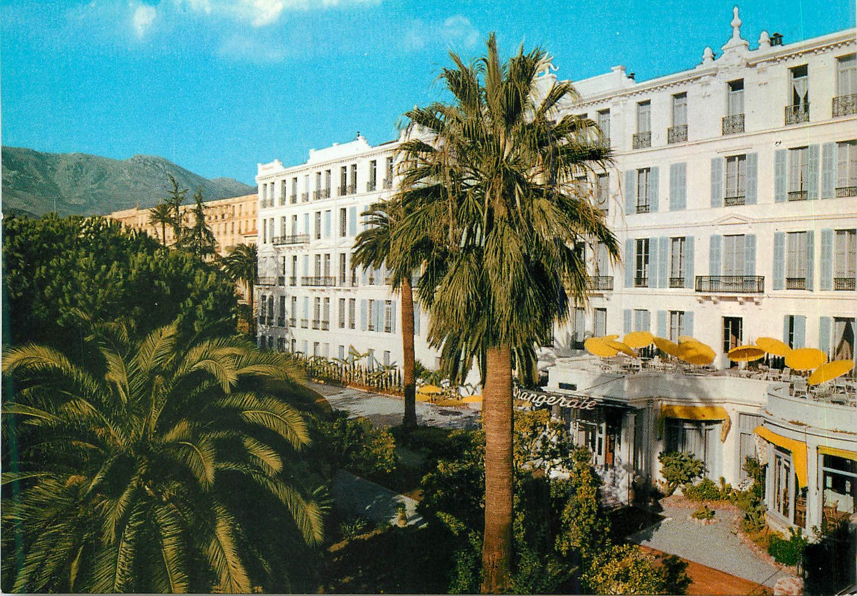 CPM L orangeraie mg ptt menton facade et terrasses