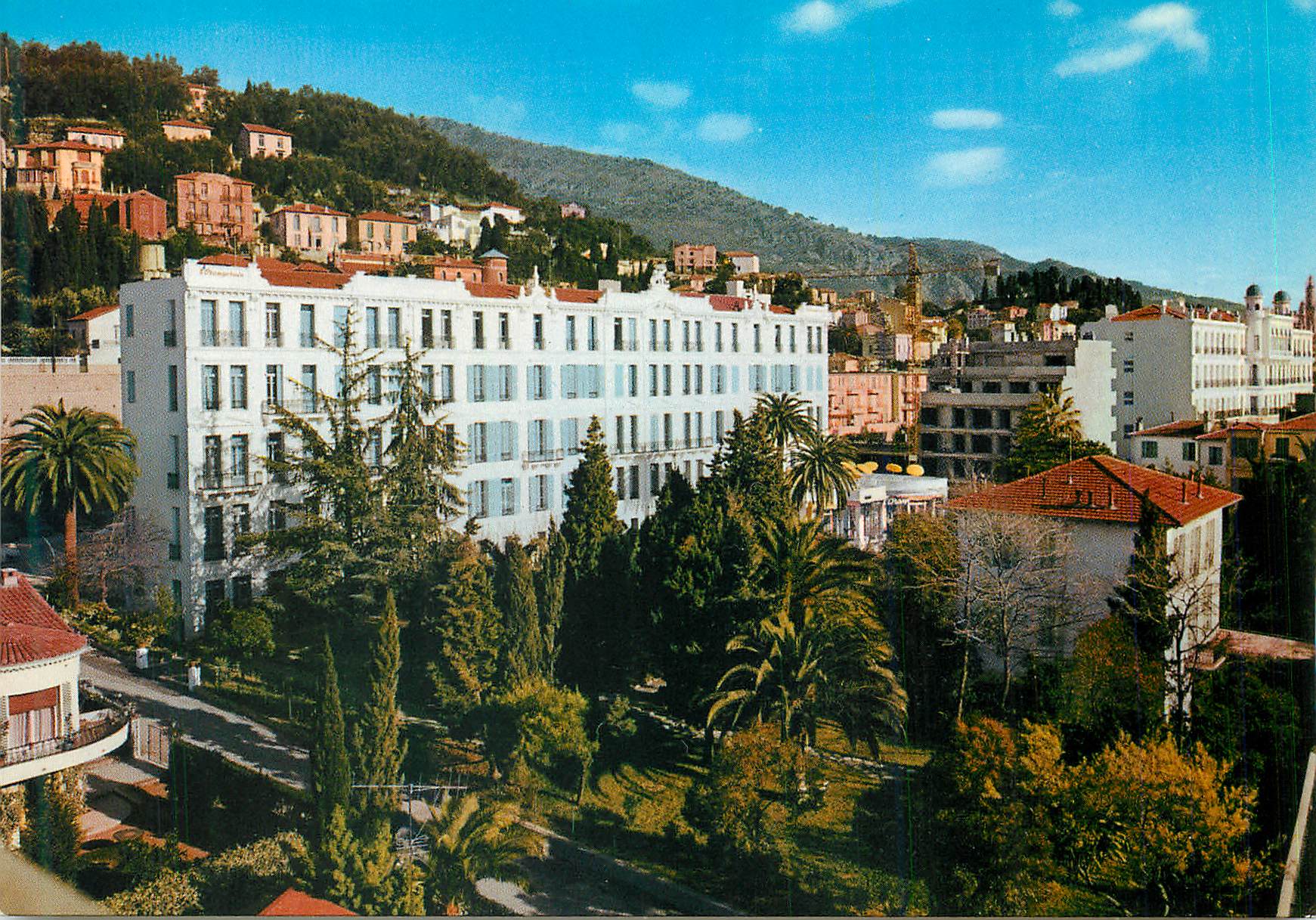 CPM L orangeraie mg ptt menton vue generale
