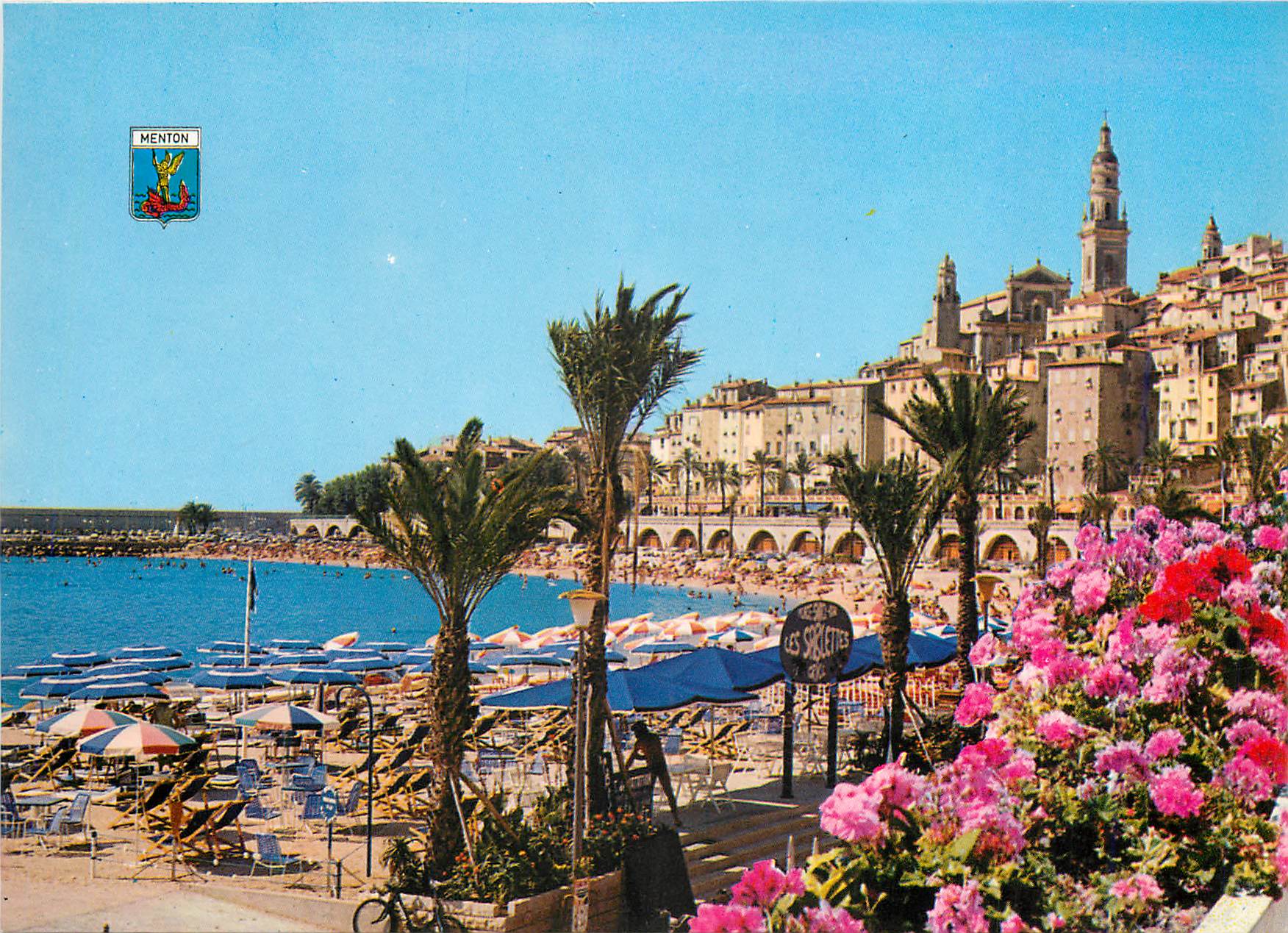 CPM Cote d azur french riviera menton (alpes maritimes) la vieille ville