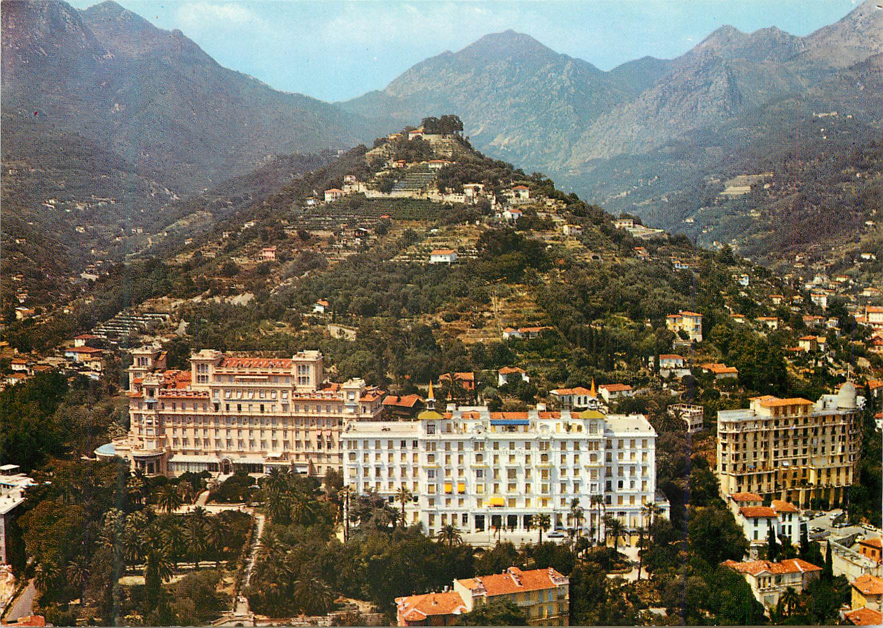CPM Les sites merveilleux de la cote d azur menton (a m) la colline de l annonciade