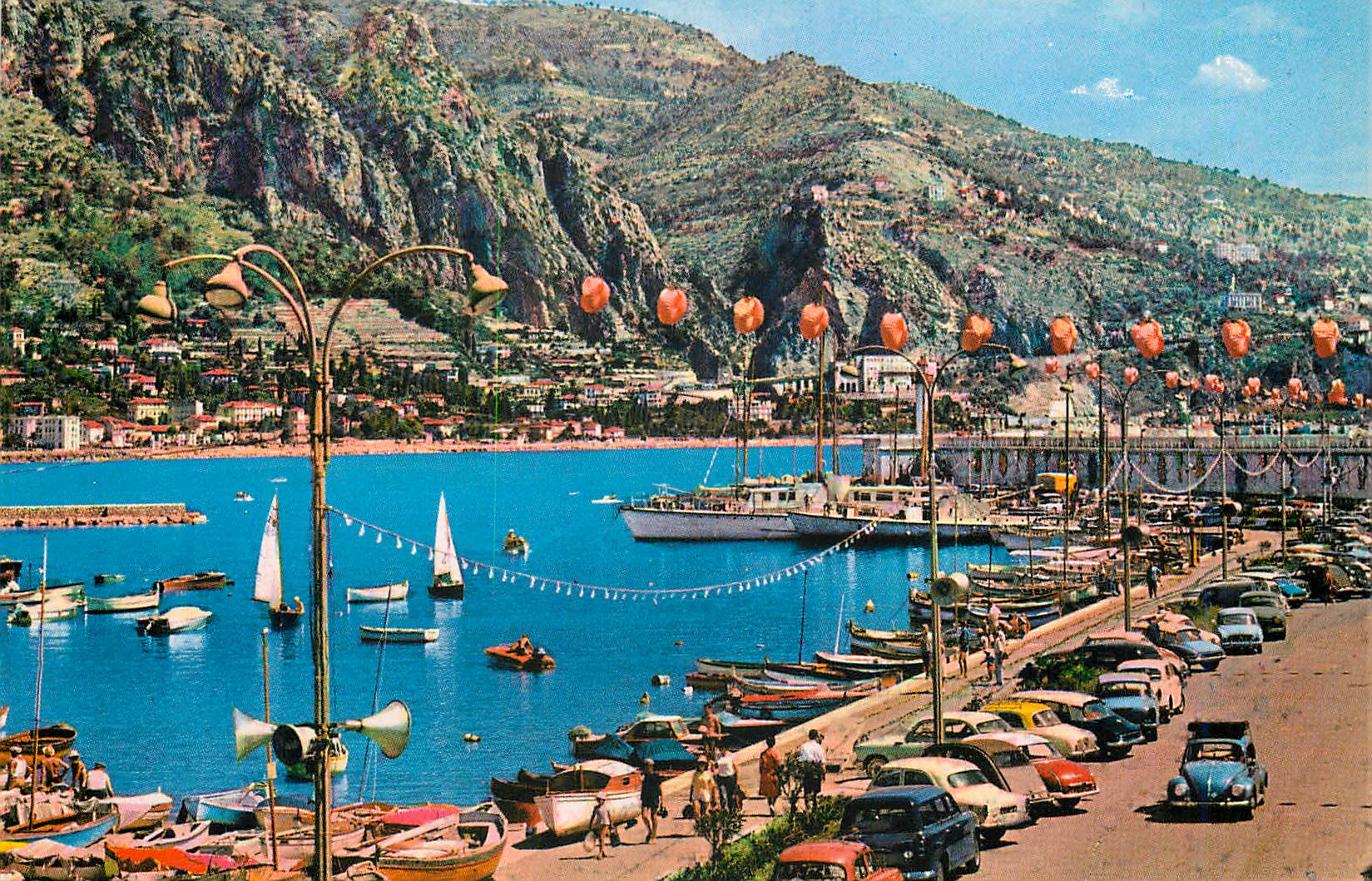 CPM La cote d azur menton le nouveau port