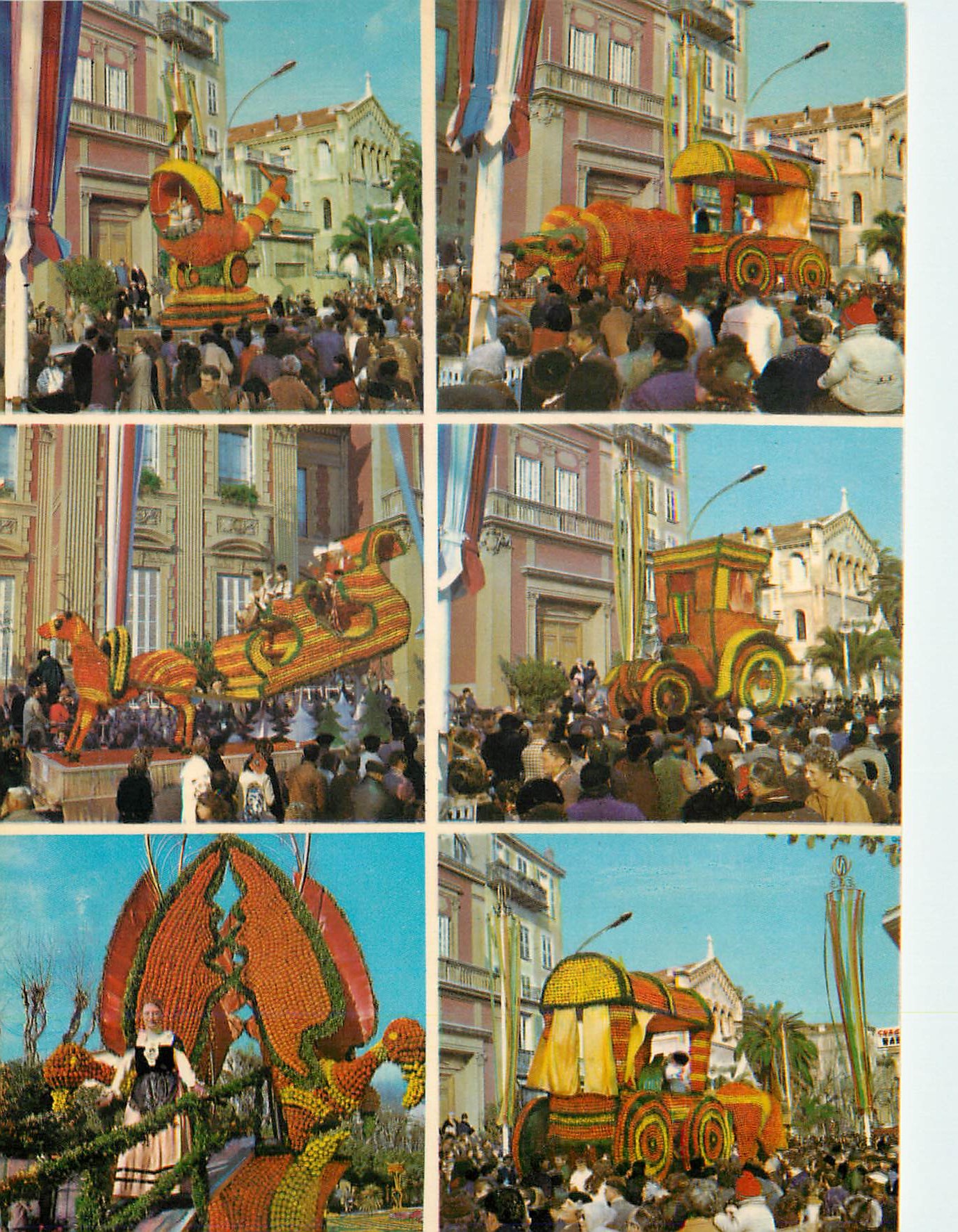 CPM Menton fetes du citron corso aux fruits d or