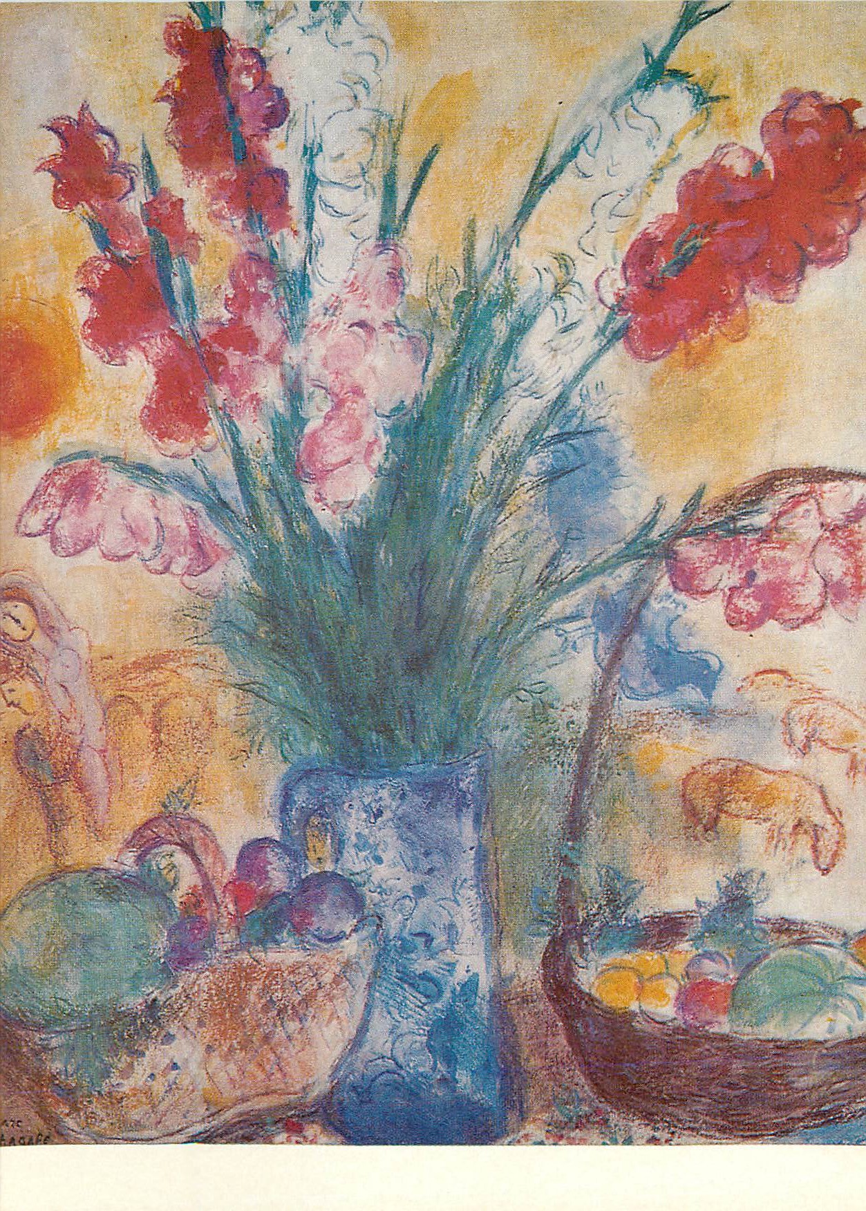 CPM Marc chagall (1887) bouguet