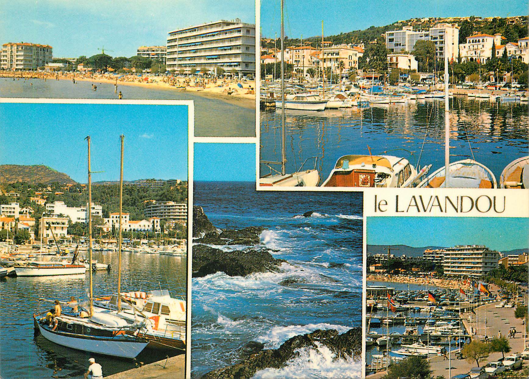 CPM Souvenir du lavandou lumiere et beaute de la cote d azur